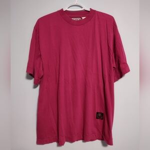 Unique Stockroom Pink Shirt Men's Size Medium 100% Cotton